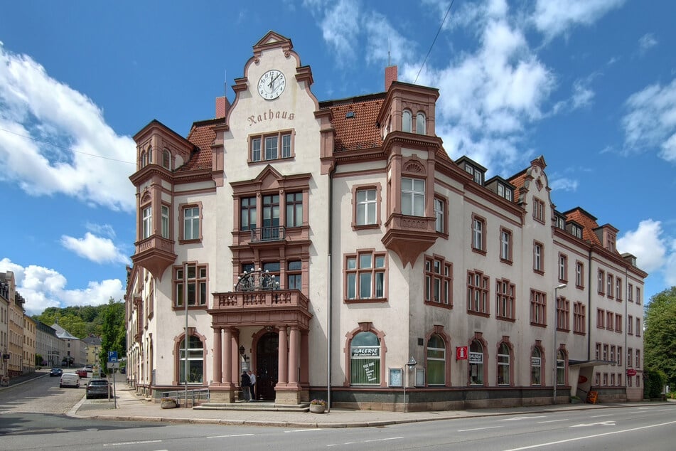 Das Rathaus in Aue wird künftig weiter in CDU-Hand bleiben.
