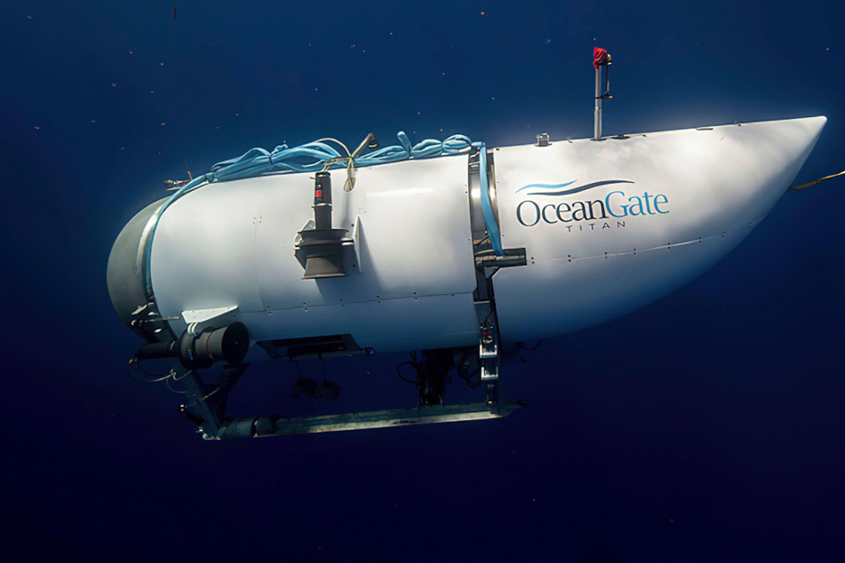 Arthur Loibl fuhr 2021 mit einem solchen U-Boot des Anbieters Oceangate Expeditions zum Wrack der "Titanic".