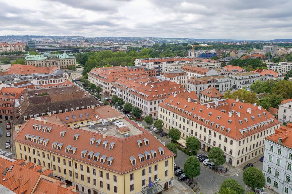 Blick übers Barockviertel, das aktuell als Zone 2 geführt wird. Noch kostet das Parken hier 1,50 Euro die Stunde. Künftig sollen hier 3 Euro fällig werden, da Zone 1 gelten soll.
