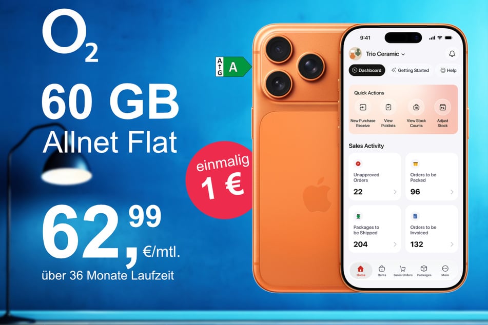Das neue iPhone 17 Pro Max inkl. 30 GB Datenvolumen für nur 1 Euro exklusiv bei o2.