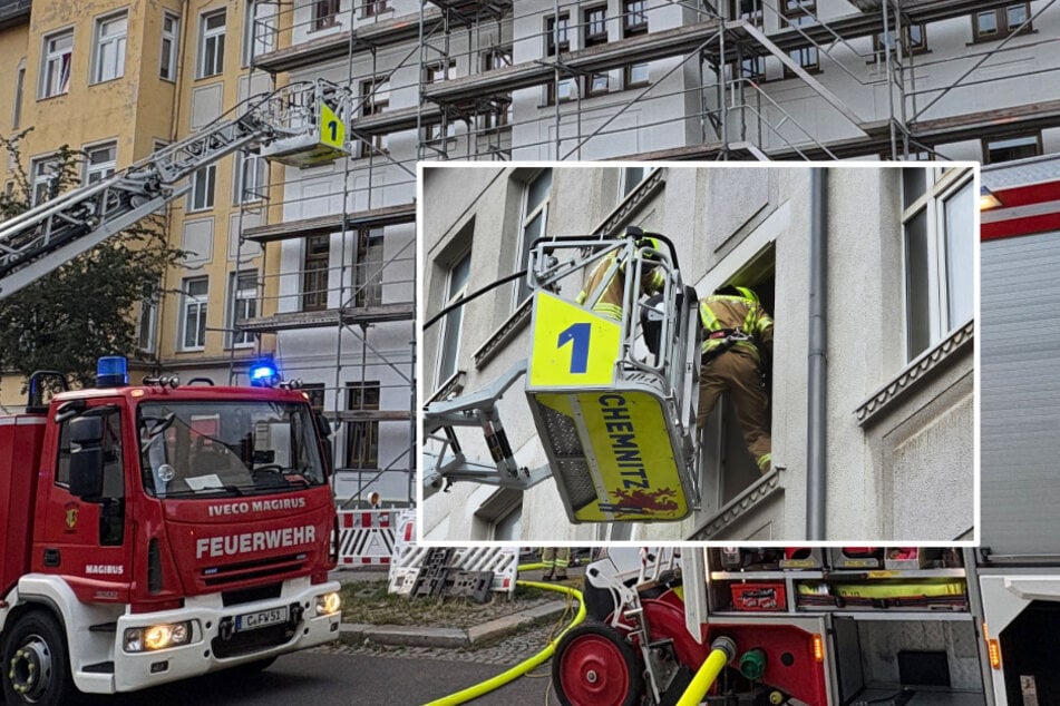 Chemnitz: Chemnitzer Feuerwehr muss zweimal auf den Sonnenberg ausrücken