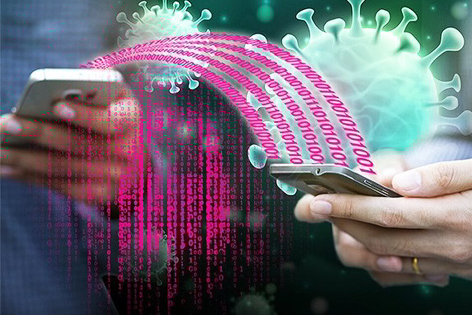 Sind Smartphones in der Nähe, registrieren die Geräte sich gegenseitig und speichern, wann sie sich begegnet sind.