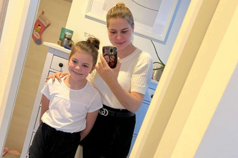 Sylvana Wollny (30) und Töchterchen Celina zeigten sich bei Instagram im Partnerlook.