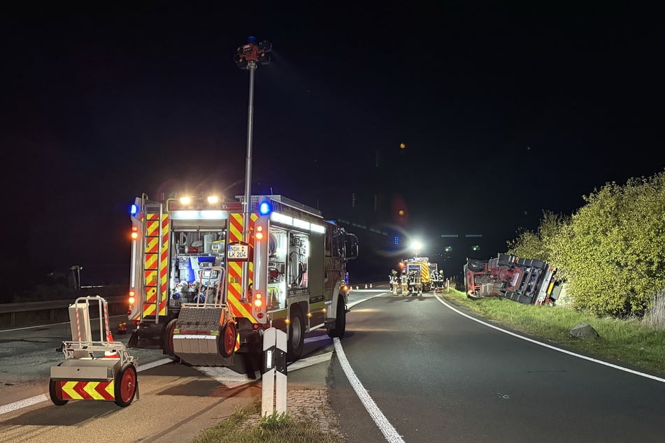 Polizei, Feuerwehr und der Rettungsdienst waren vor Ort.