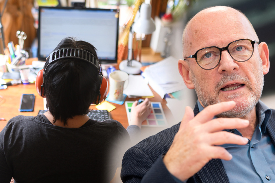 Winfried Hermann (rechts) macht sich für die Home-Office-Pauschale stark. (Montage)