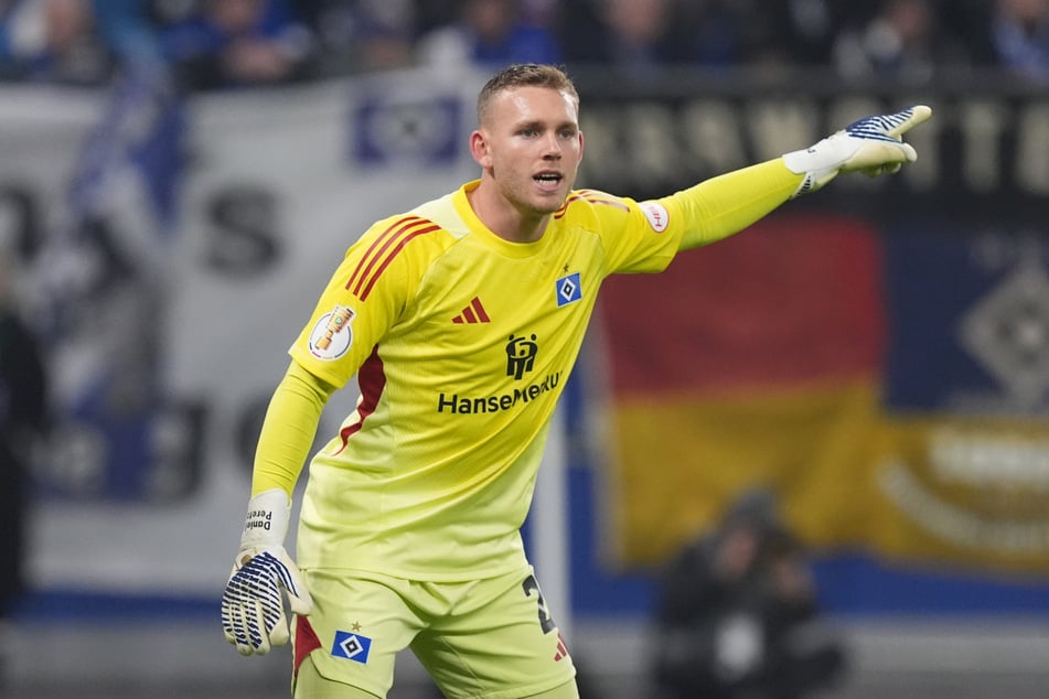 Daniel Peretz (25) kam beim HSV nicht über die Rolle des Ersatzkeepers hinaus, im Winter kam es zum Leihabbruch.