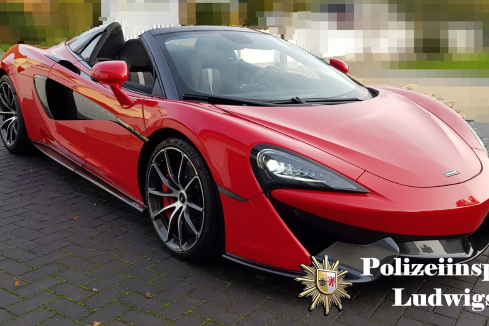 Die Polizei sucht diesen gestohlenen McLaren.