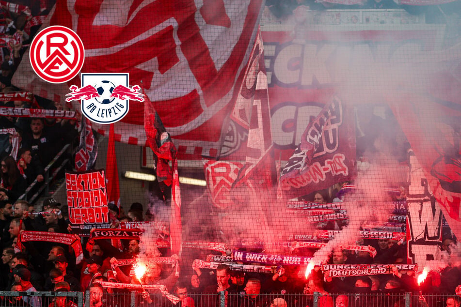 Stadion-Eingang zubetoniert, damit Fans von RB Leipzig nicht zum Pokalspiel können