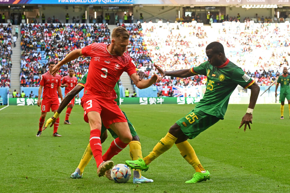 Umkämpfte Partie zwischen der Schweiz und Kamerun.
