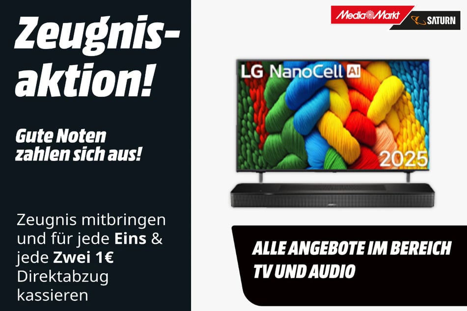 Die besten Deals in der Kategorie TV und Audio.