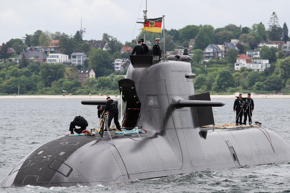 Die "U35" wurde bei der Kieler Werft ThyssenKrupp Marine Systems (TKMS) gebaut.