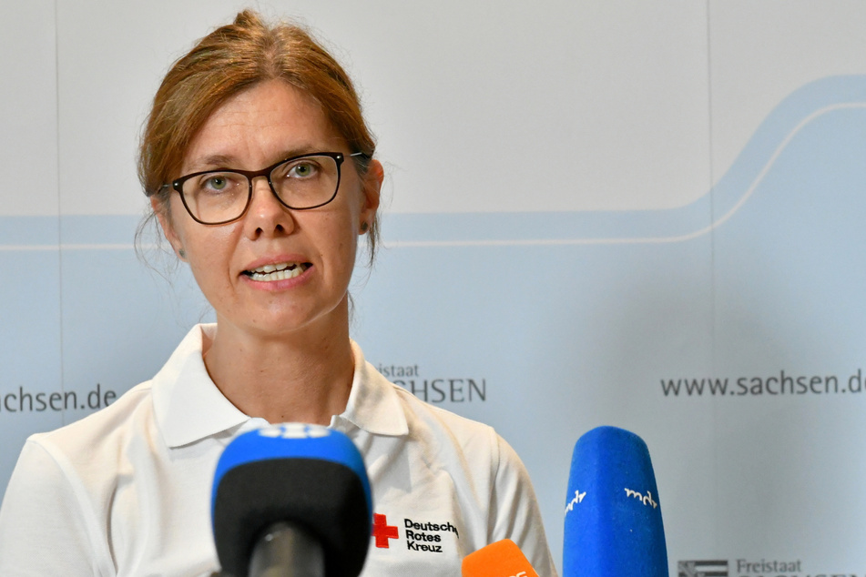 DRK-Landesverbands-Vorständin Nicole Porzig (44) appelliert an Sachsens Bürger, sich besser auf mögliche Krisen vorzubereiten.