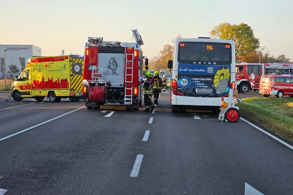 Der Bereich musste in beide Richtungen komplett gesperrt werden.