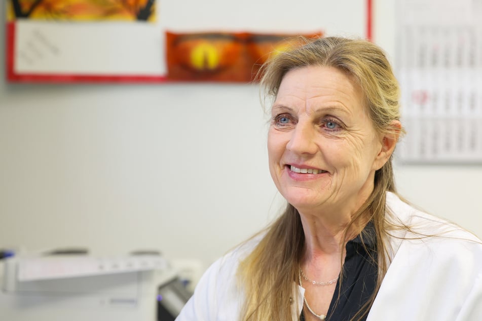 Anja Forster, Oberärztin im Klinikum Fürth betreut die Familie.