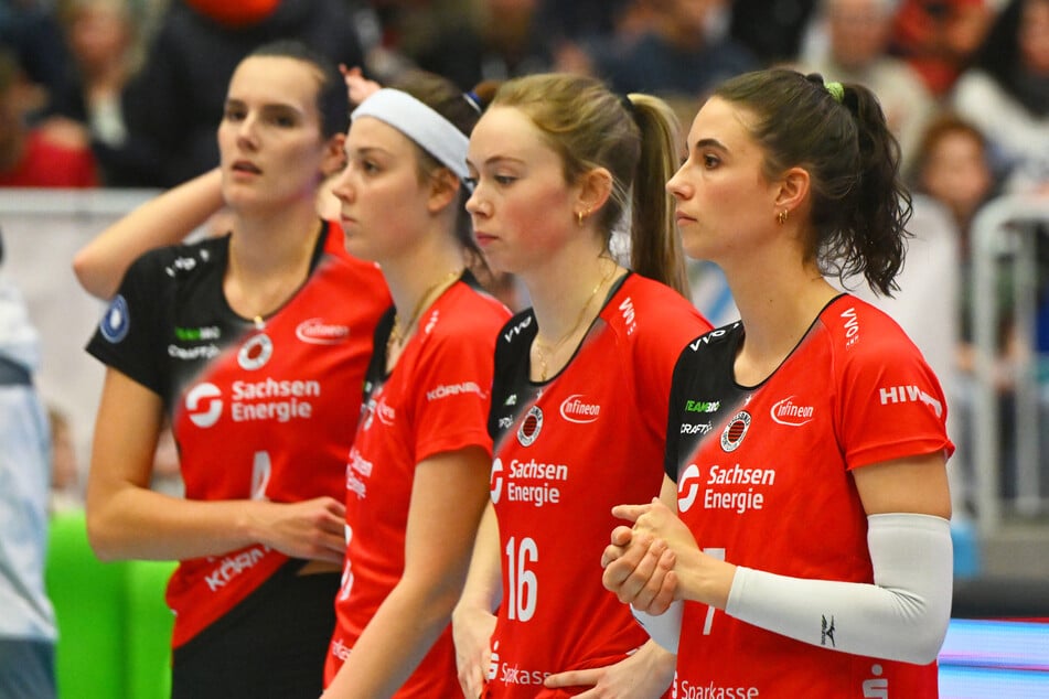 Nathalie Lemmens (30), Victoria Demidova (19), Emma Clothier (24) und Julie Lengweiler (26, v.l.) werden den Verein verlassen.