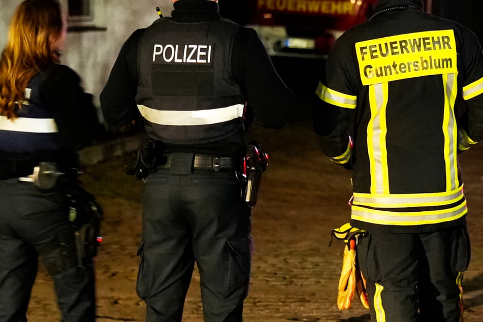 Tödlicher Unfall auf dem Güterbahnhof Guntersblum: Polizei und Feuerwehr waren mit zahlreichen Kräften im Einsatz.