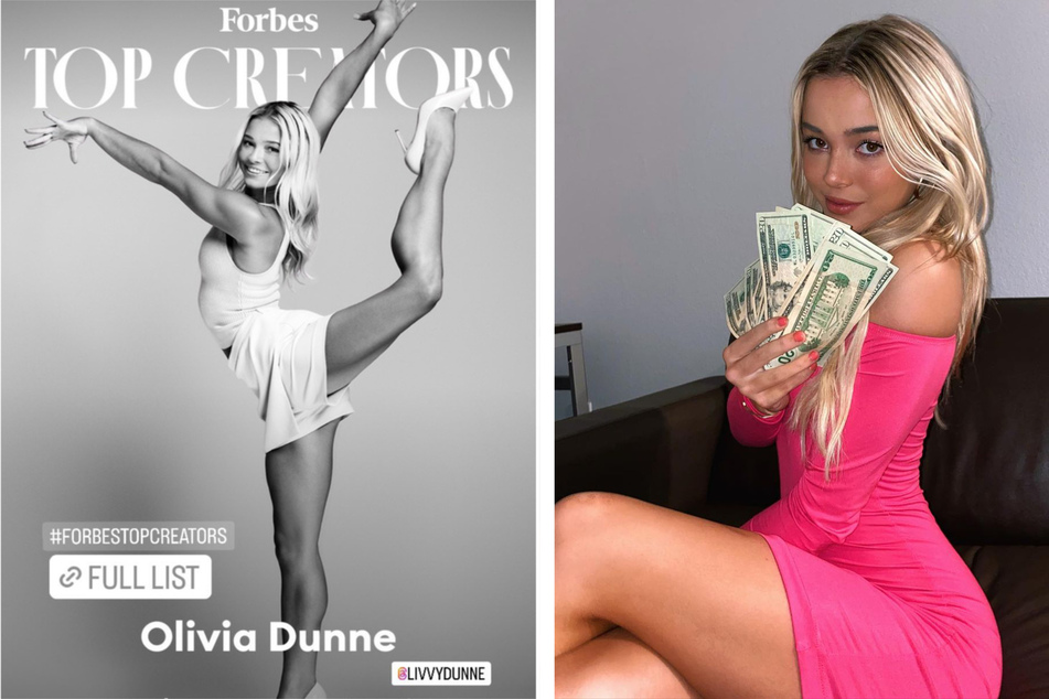 Olivia Dunne nabs spot on Forbes list as "TikTok's million-dollar tumbler"