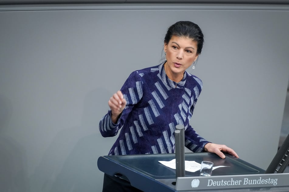 BSW-Chefin Sahra Wagenknecht (55).