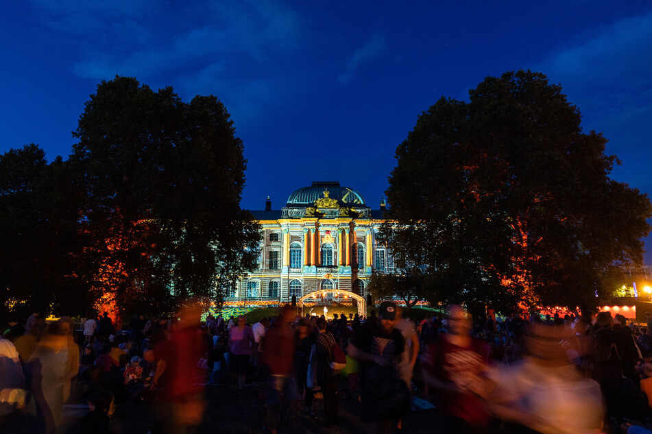 Der Palaissommer in Dresden.