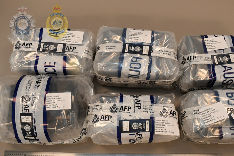 Mehr als elf Kilo reines pulverförmiges Fentanyl und 30 Kilo Methamphetamin waren wurden gefunden.