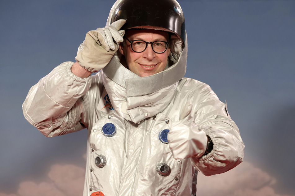Wissenschaftsminister Markus Blume (47, CSU) kam als Astronaut nach Veitshöchheim.