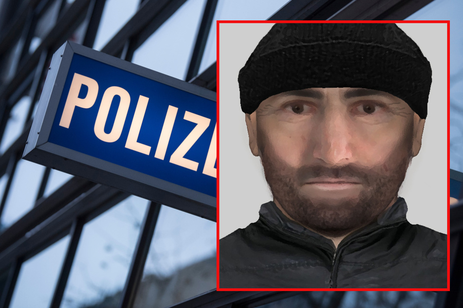 Die Polizei sucht nun öffentlich nach dem Räuber.