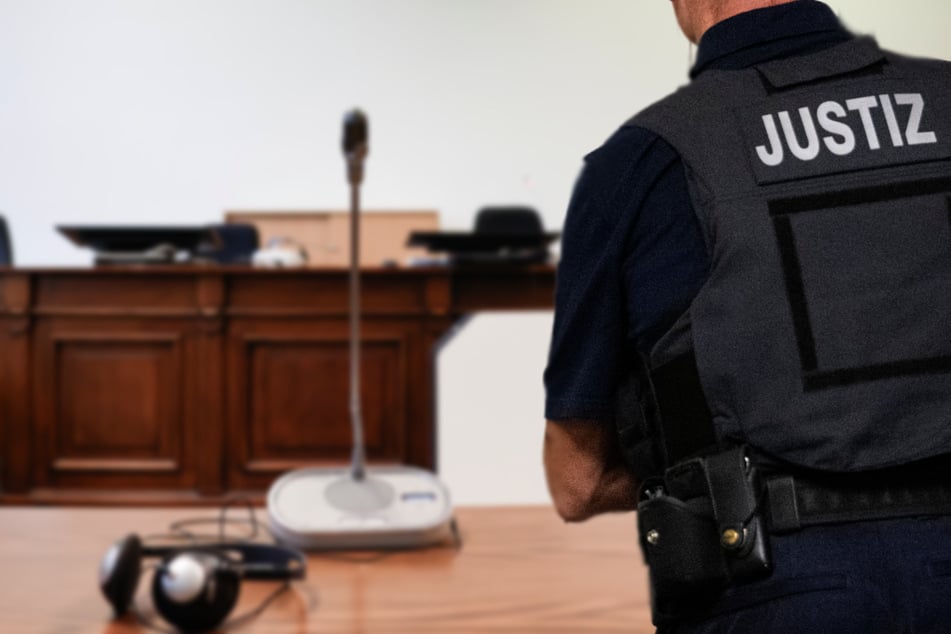 Bei ihrem Eingreifen wurden auch zwei Justizbeamte von dem Angeklagten verletzt. (Symbolfoto)