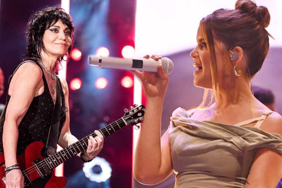 Joan Jett and the Blackhearts (l.) and Maren Morris (r.) are expected to release full-length albums on Friday.