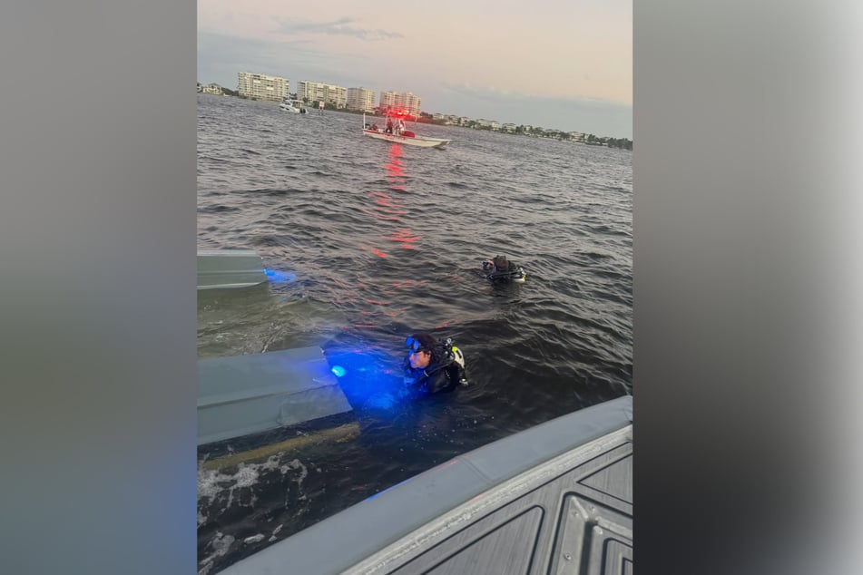 Rettungskräfte waren stundenlang im Einsatz, um die verunglückten Segler zu suchen.