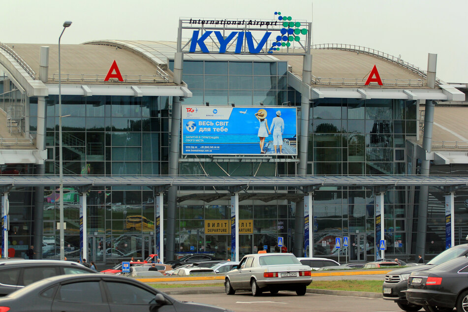 Der Kiewer Flughafen.