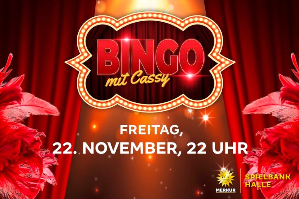 Am Freitag (22.11.) findet Bingo mit Cassy in Halle statt.