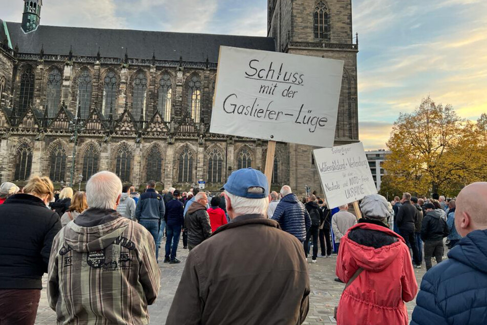 Am Montagabend fanden in ganz Sachsen-Anhalt Demonstrationen statt, so auch in Magdeburg.
