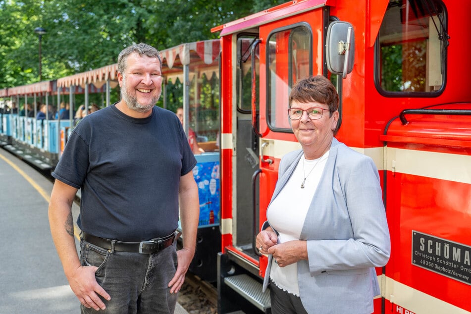 Gabriele Hecker (62, l.) von der IHK Chemnitz wollte auch ein "SpeedConnect" in Chemnitz ermöglichen.
