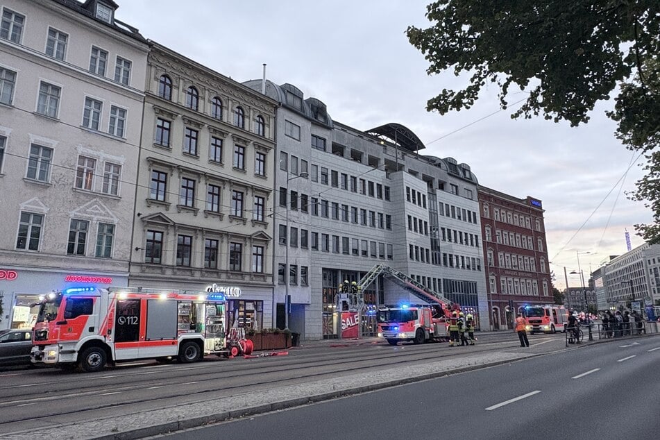 Der Johannisplatz musste kurzzeitig gesperrt werden.