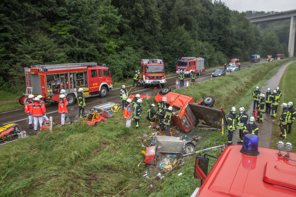 Ein Überblick über die Unfallstelle.