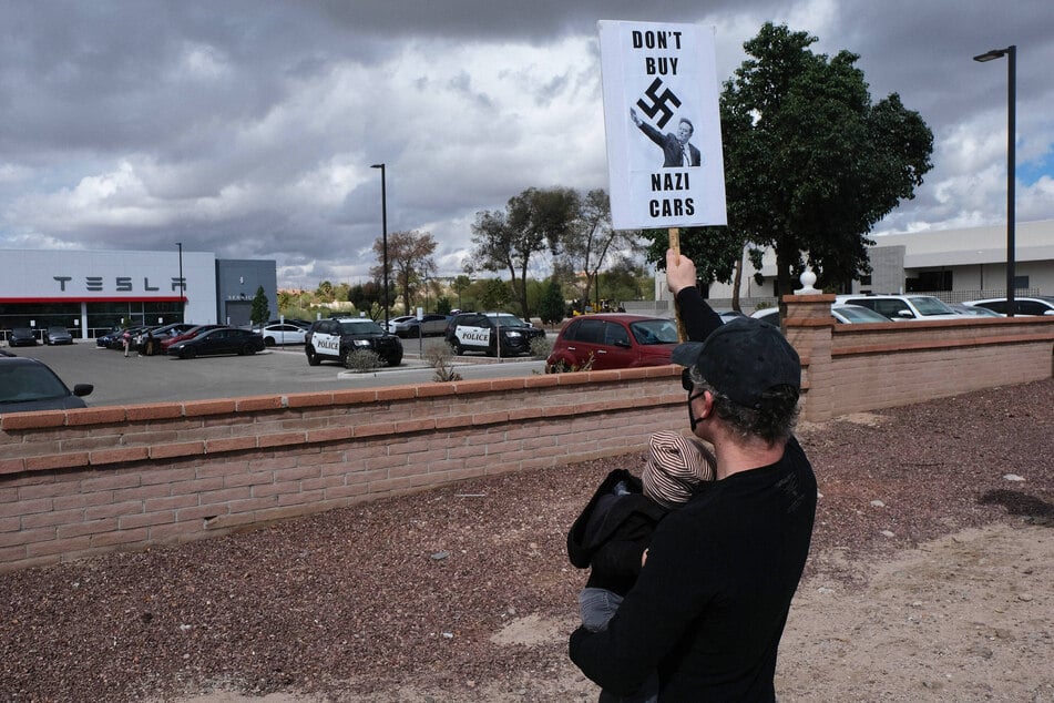 Amid widespread protests against Elon Musk, Tesla cars and dealerships have been targeted for arson – including in Arizona, where a 35-year-old man was arrested (file photo.).