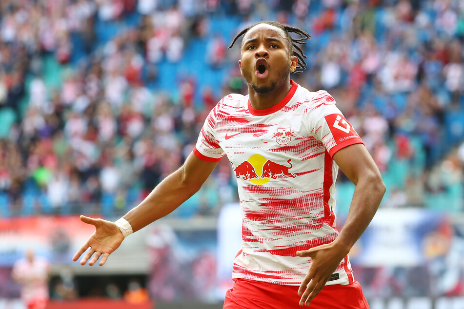 Christopher Nkunku (23) hat bei RB Leipzig gerade einen richtigen Lauf: Sechs Tore und drei Vorlagen in acht Spielen sind eine Hausnummer.