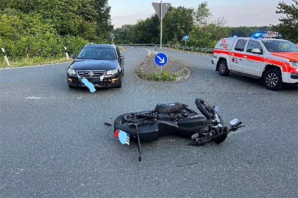 Vorfahrt missachtet: Harley-Davidson-Fahrer wird schwer verletzt