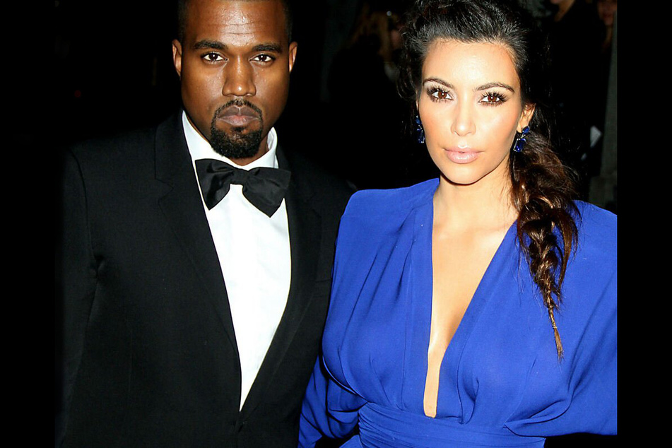 Kim Kardashian (r) announced that she was rebranding her company KKW, which fans believed was connected with her split from Kanye West (l).