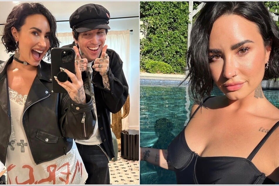 Demi Lovato gushed over her healthy relationship singer Jutes after dealing with her daddy issues.