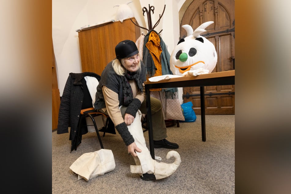 Ein paar Handgriffe, und aus Gabriela wird Albin.