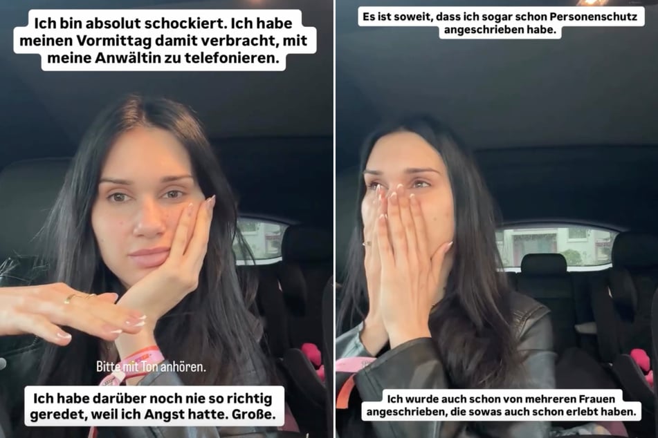 In ihrer Instagram-Story macht die 28-Jährige auf ihre Sorgen und Ängste zum Thema Stalking aufmerksam.