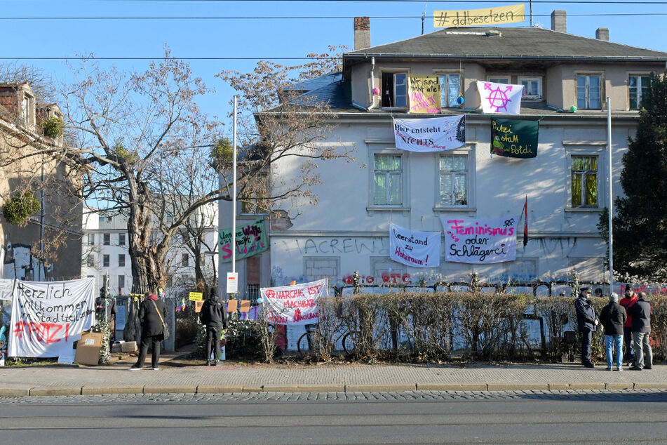 Das besetzte Haus in der Königsbrücker Straße wurde am 21. Januar vom SEK geräumt.