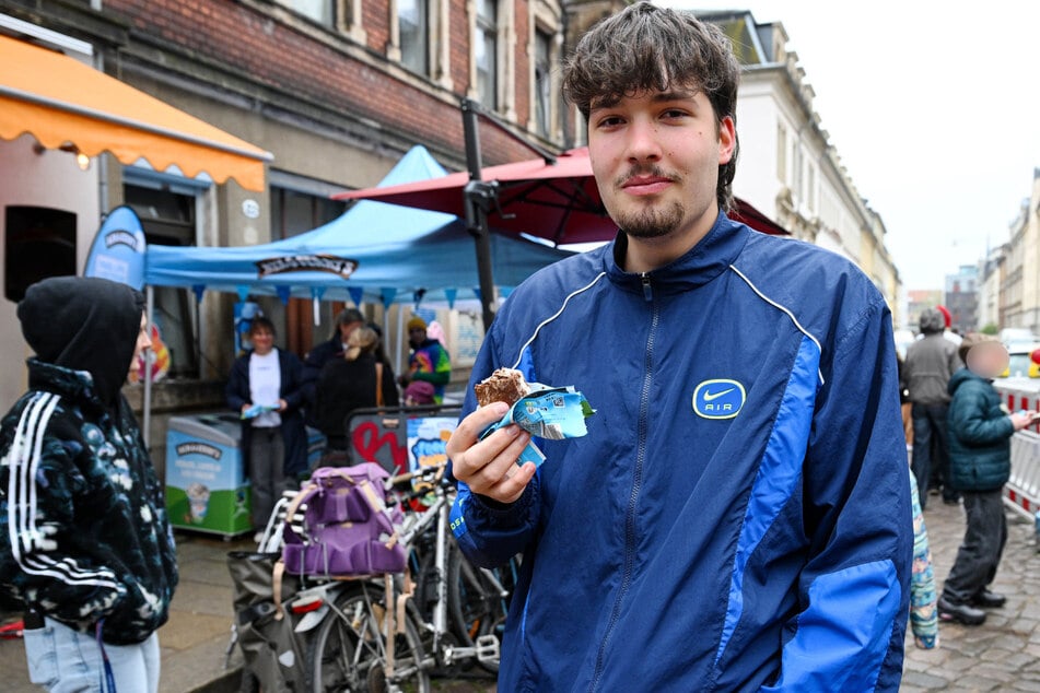 Franz Straßberger (19) gefiel die Kreation.
