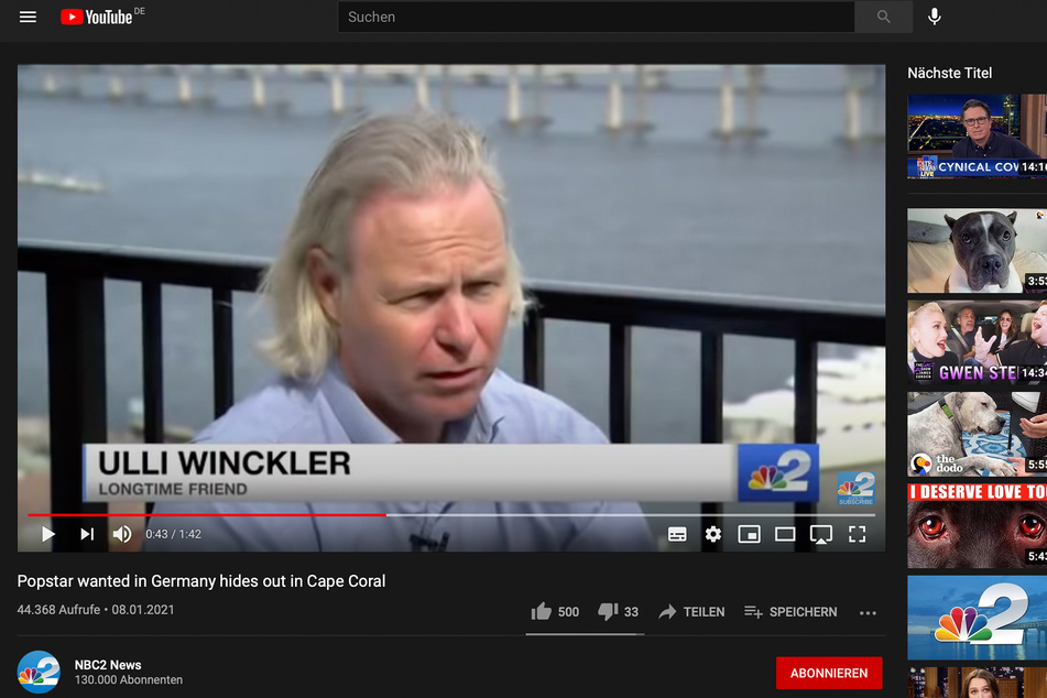 Ulli Winckler erklärt NBC2, was es mit Wendlers Flucht in die USA auf sich haben könnte.