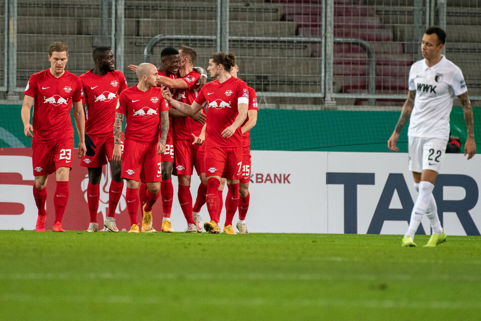 RB Leipzig 3, FC Augsburg 0: Mit einem souveränen Sieg zogen die Sachsen am Dienstagabend ins Achtelfinale des DFB-Pokal ein.