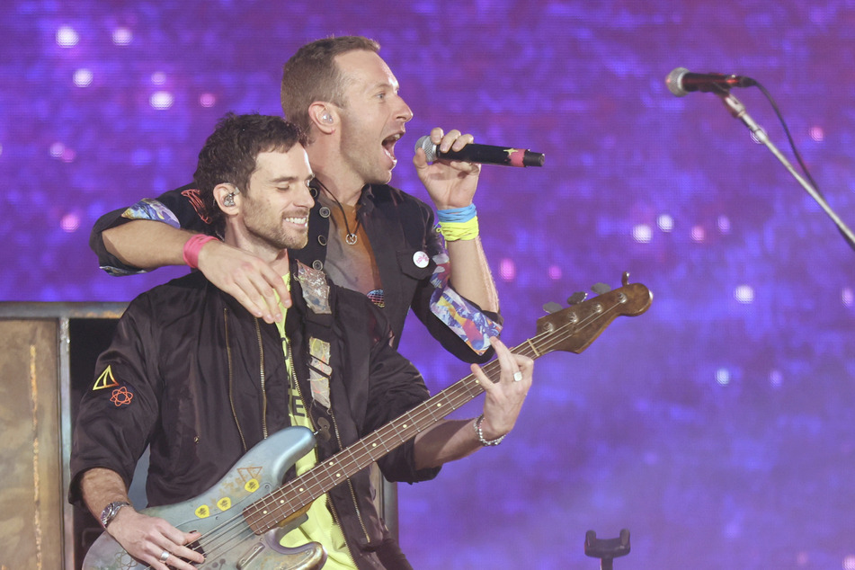 Frontsänger Chris Martin (46, oben) und Bassist Guy Berryman (45) hat der Auftritt Spaß gemacht. (Symbolbild)