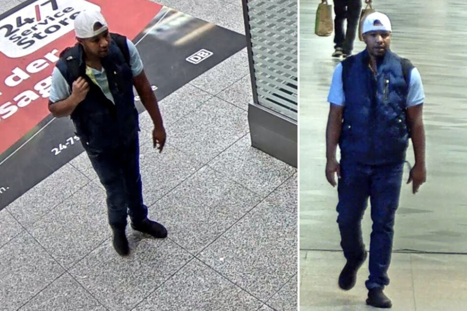 Mit diesen Fotos sucht die Polizei nach dem bislang unbekannten Mann.