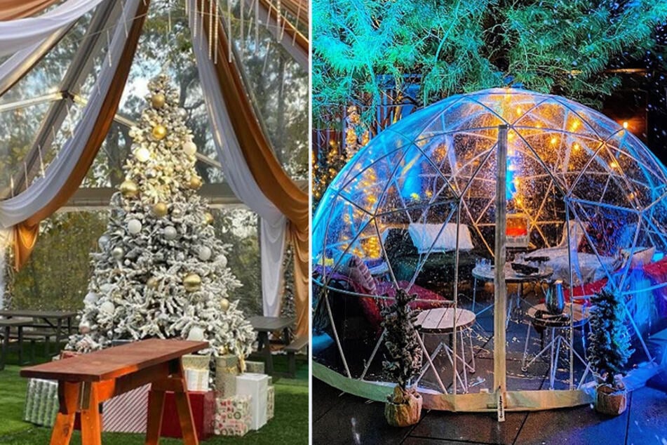 Though the weather might not always make it feel like the holiday season, several bars in Austin, Texas have gone all-out to create their own winter wonderlands.