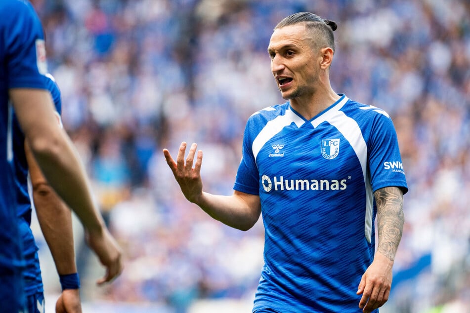 Baris Atik (31) möchte mit seinem FCM am Samstag die ersten drei Punkte einfahren.